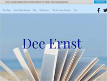 Tablet Screenshot of deeernst.com